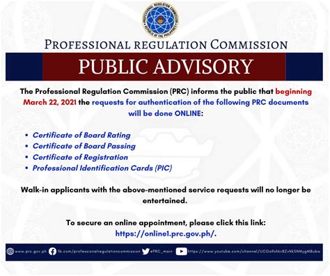 online prc gov ph appointment